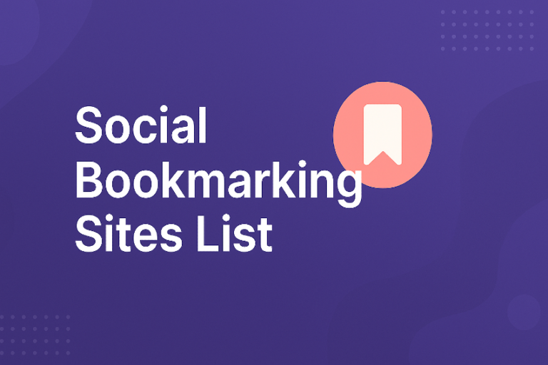 Social Bookmarking Sites