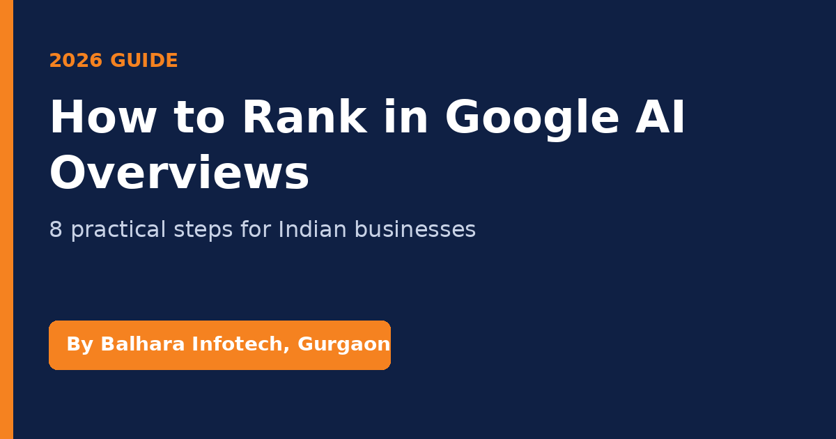 How to Rank in Google AI Overviews